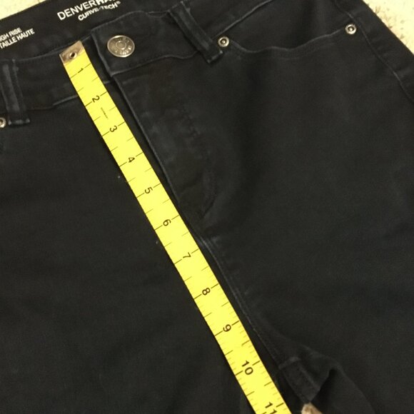 Denver Hayes Hanna Curve Tech High Rise Dark Blue Jeans - Picture 14 of 16